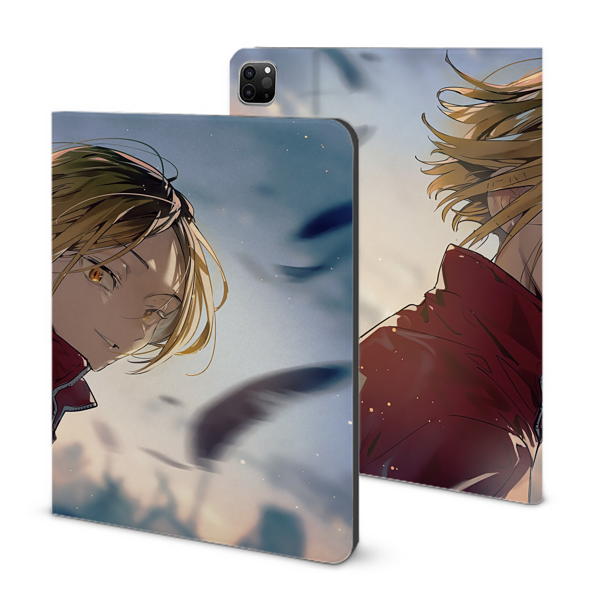 （画像用） ハイキュー!! Haikyu!! IPad ケース ブック型 PUレザー TPU 耐衝撃 軽量 薄型 ペン収納なし 全面保護 IPad 各モデル対応
